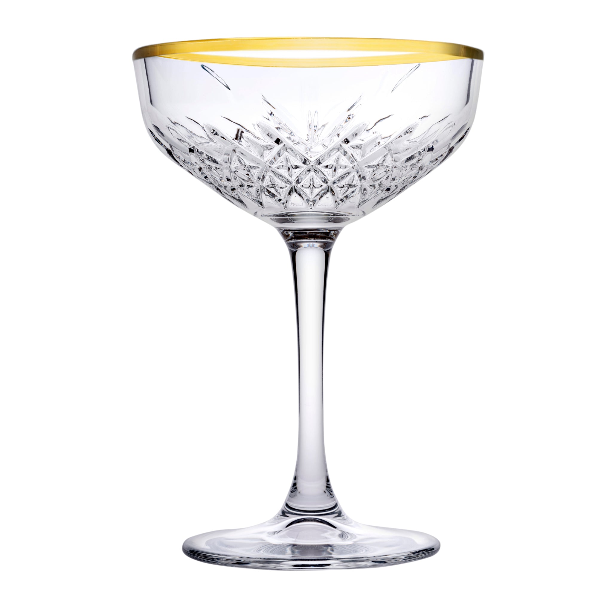 SET DE 4 COPAS DE CAVA TIMELESS GOLD