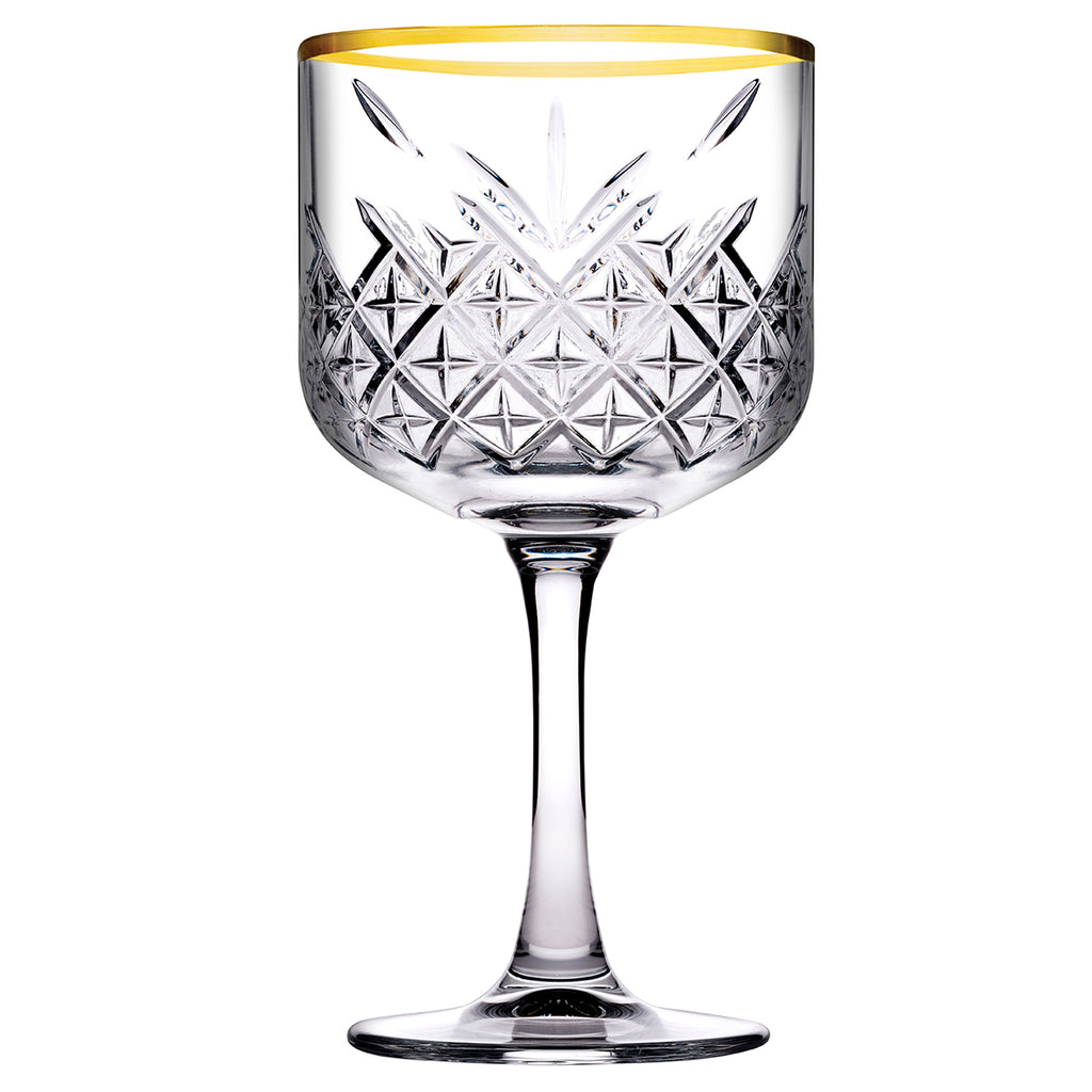 SET DE 4 COPAS DE VINO TIMELESS GOLD