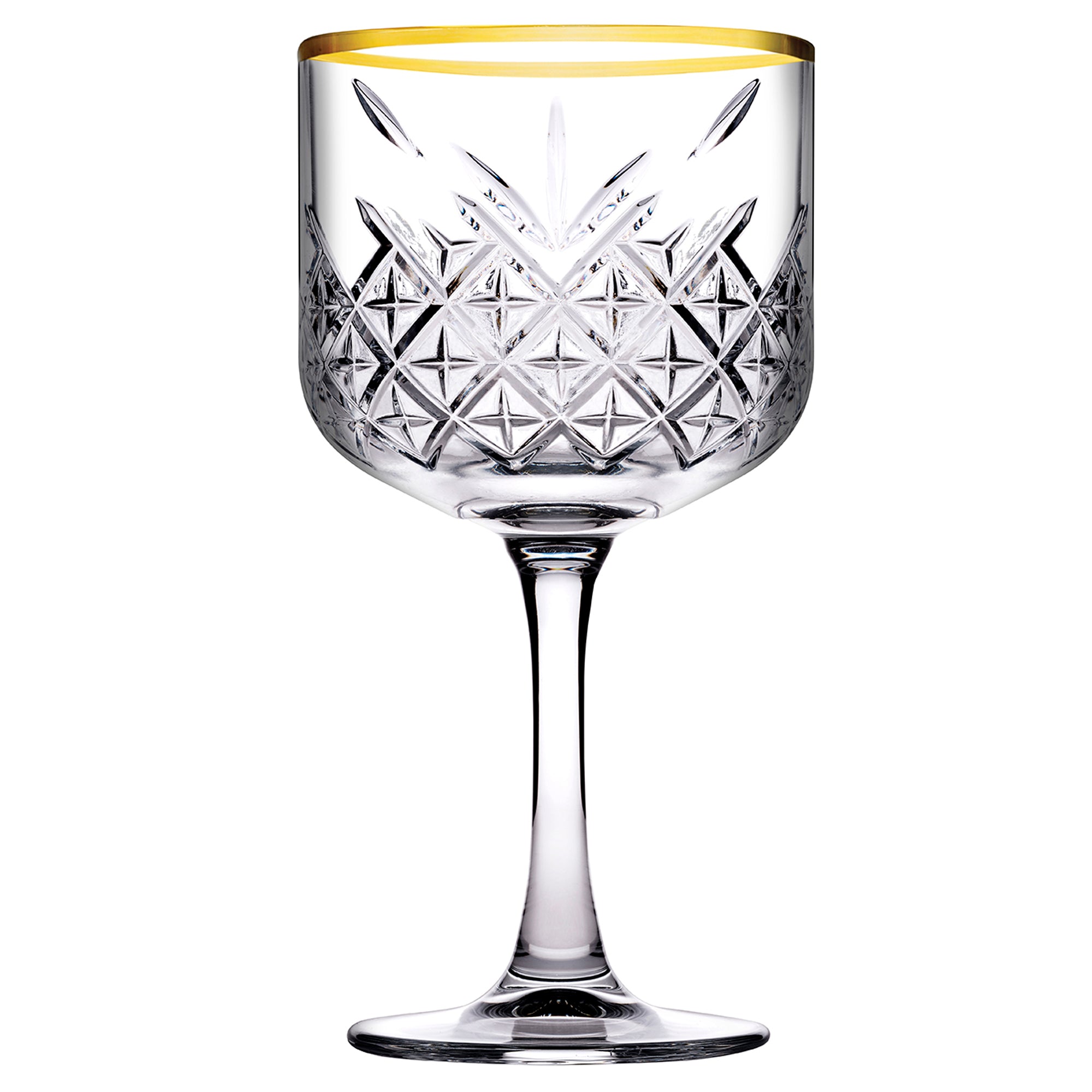 SET DE 4 COPAS DE VINO TIMELESS GOLD